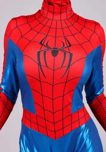 Vista 8 de Disfraz de Zentai de Mujer Spider-Man Multicolor