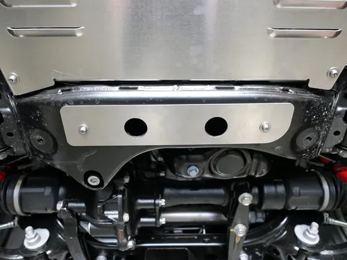 Vista 5 de Escudo antirrobo para convertidor catalítico, compatible con Toyota 4Runner 2014-2024, 4.0L con KDSS - Protección de convertidor catalítico