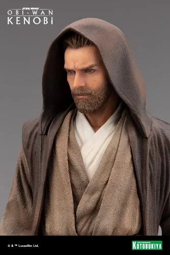 Vista 12 de ARTFX SW201 Star Wars OBI-Wan Kenobi - Figura de montaje simple prepintada de PVC a escala 1/7