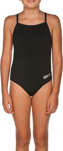Vista 2 de ARENA Girls' Arena Girls Mast Jr Open Back Youth One Piece Swimsuit Negro
