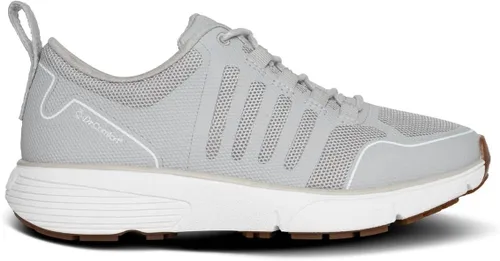 Vista 3 de Dr. Comfort Grace Athletic - Zapatos deportivos para caminar, color gris, malla y sintético, plantilla de gel, amortiguación moderada