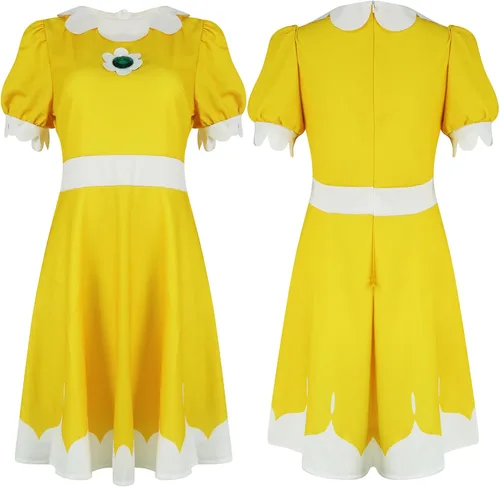 Vista 5 de Women's Halloween Costume Princess Short Sleeve Tennis Sleeveless Cosplay Dress Classic Sport Outfit for Women