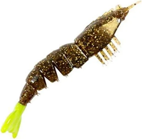 Vista 2 de Z-MAN EZ ShrimpZ - Anzuelo de pesca de camarón blando de 8.9 cm sin enganchar, 4