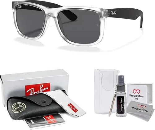 Vista 56 de Ray-Ban RB4165 JUSTIN Sunglasses For Men For Women+BUNDLE with ACCESSORY EYEWEAR KIT