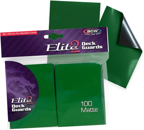 Vista 13 de BCW Elite2 - Fundas mate para tarjetas, otoño, parte delantera antirreflejos, parte trasera texturizada, se adapta a tarjetas estándar de 2.5 x 3.5