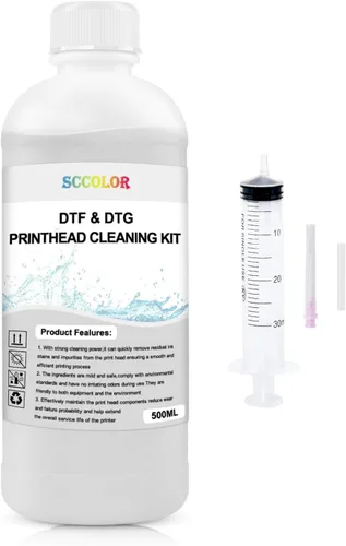 Vista 9 de DTF Ink 1000ML 1 paquete de recarga de tinta digital de inyección de tinta de base de agua premium para impresoras directas a película con cabezal