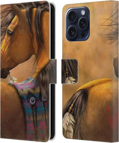 Vista 336 de Head Case Designs Officially Licensed Laurie Prindle A Morgan Christmas Western Stallion Leather Wallet Case Compatible with Samsung Galaxy A07 4G