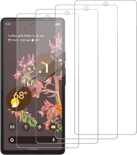 Vista 20 de Paquete de 4 protectores de pantalla de vidrio compatibles con Google Pixel 3 XL [dureza 9H], vidrio templado para pantalla HD, resistente a