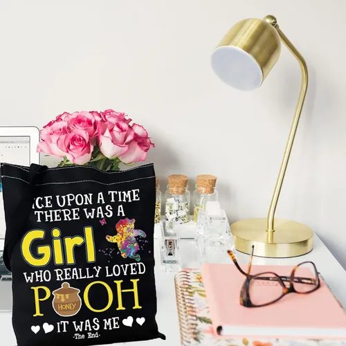 Vista 3 de JJ Gift - Bolsa de maquillaje para fanáticos del programa de televisión, negro (Black Tote)