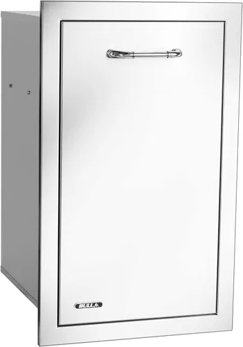 Vista 15 de Bull Outdoor Products Componentes Premium para Isla de Barbacoa de Cocina Exterior, Puerta de Acceso Vertical - Bisagra Izquierda con Reborde