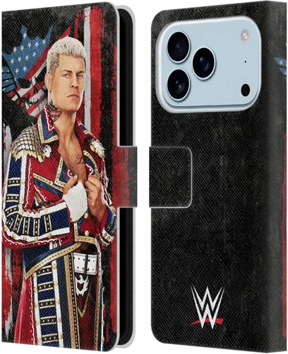 Vista 18 de Head Case Designs Funda con licencia oficial de la WWE American Nightmare Flag Cody Rhodes compatible con Apple iPhone 11