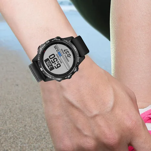 Vista 5 de Hemobllo Compatible con Garmin Fenix 6X Reloj Bisel Anillo de Acero Inoxidable Marco de Reloj Funda Protectora Anti Rasguños Cubierta de Parachoques