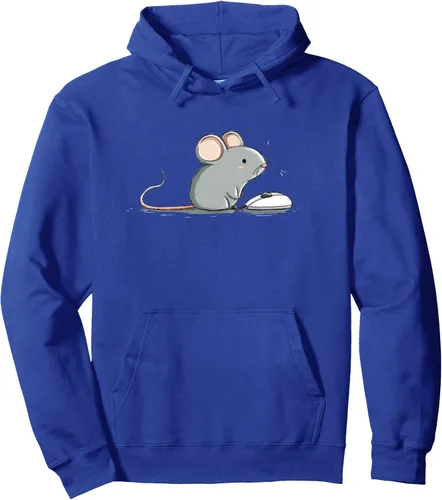 Vista 11 de Funny Pet Mouse with Gaming Mouse for PC Lovers Pullover Hoodie