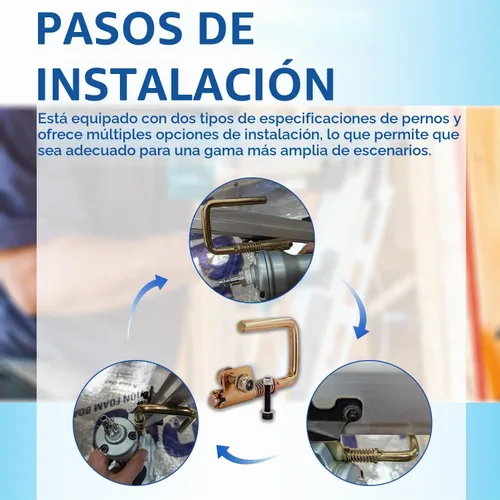 Vista 6 de M745h1 para Hitachi NR83A2 NR90AE Gancho de rafter con resorte/Percha retráctil para pistola de uñas (paquete de 2)