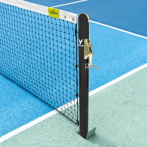 Vista 3 de Vermont Postes de pickleball Tamaño reglamentario, postes de acero resistentes a la intemperie con enchufes de tierra opcionales, solo postes