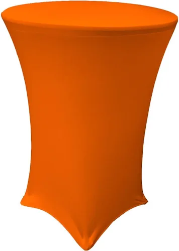 Vista 5 de LA Linen Mantel elástico ajustable de elastano para cóctel, 36 pulgadas, color negro