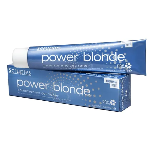 Vista 2 de Scruples Power Blonde Tóner de gel acondicionador, base beige crema, 2.05 onzas