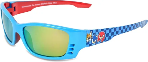 Vista 2 de Sonic The Hedgehog Juego de gafas de sol para niños y estuche para lentes con mosquetón protector para niños pequeños