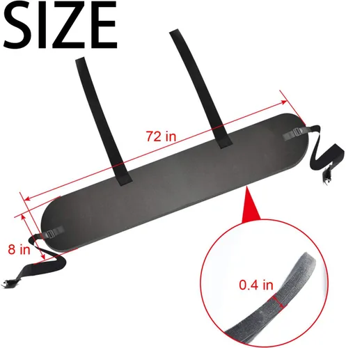 Vista 7 de Protector de parachoques universal para automóvil, protector de parachoques trasero solo para automóviles, protector de parachoques trasero negro 72