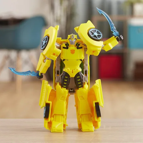 Vista 10 de Transformers Toys Cyberverse Ultra Class Bumblebee Figura de acción, combina con armadura Energon para encenderse, para niños de 6 años en adelante