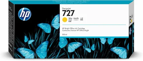 Vista 3 de HP 727 (F9J76A) - Cartucho de tinta original de 10.1 fl oz cian para DesignJet T920, T2500