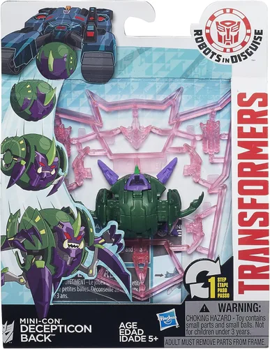Vista 2 de Transformers Robots in Disguise Minicon Decepticon Back Figura de acción