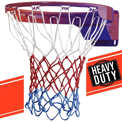 Vista 9 de Ultra Sporting Goods Red de baloncesto resistente de repuesto – Anti látigo para todo tipo de clima, se adapta a llantas estándar para interiores
