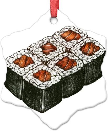 Vista 24 de Decoraciones navideñas de pan de masa madre para árbol, divertidos adornos de comida 2022, recuerdo conmemorativo colgante de vacaciones, regalos