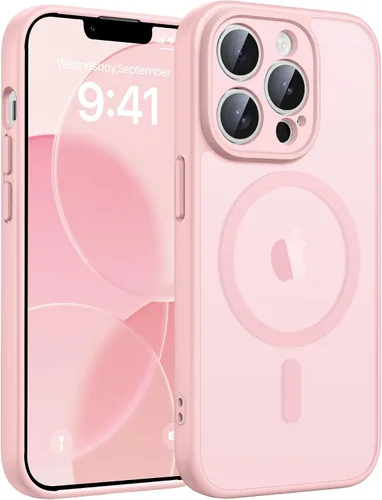 Vista 226 de FNTCASE - Funda para iPhone 16 Pro: magnética, mate, translúcida, de grado militar, protectora contra caídas, resistente, fina, duradera y a prueba
