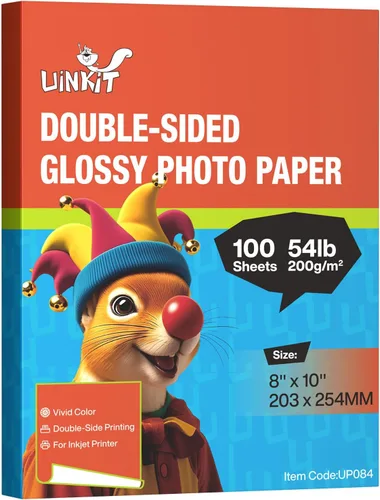 Vista 16 de Uinkit Papel fotográfico brillante de doble cara 4x6 54lb para tinta de color 200Gsm Paquete de valor a granel para imprimir imágenes 4x6 9.5Mil