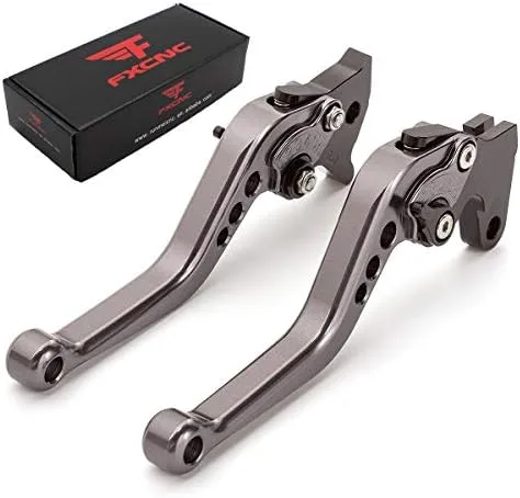 Vista 7 de FXCNC Palancas de embrague de freno ajustables cortas CNC para Tenere 700 2019-2021, Tracer 700 900 GT 2017-2021, NIKEN/GT 2019-2021, XV950 Racer