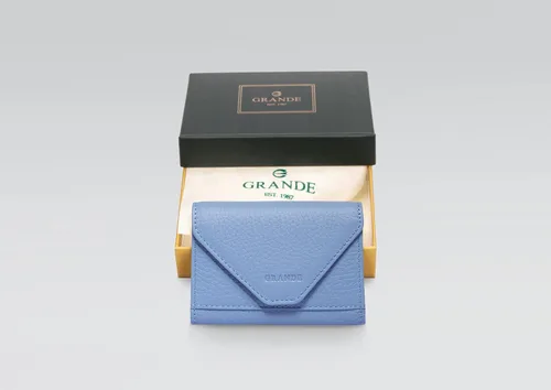 Vista 38 de grande Estuches para tarjetas 3639, Naranja, Tarjetero de cuero con cierre magnético, cartera pequeña de acordeón para mujer