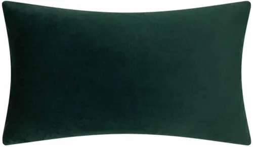 Vista 5 de KINGROSE Funda de almohada decorativa de Navidad de papel de aluminio dorado, funda de cojín suave para sofá o cama, 12 x 20 pulgadas, color verde