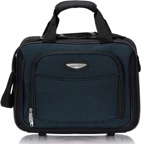 Vista 56 de Travel Select Amsterdam - Equipaje vertical y expansible con ruedas, marino