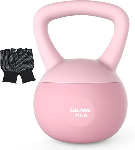 Vista 8 de Soft Kettlebell, Safe Strength Training Kettle bell, Cushioned Impact-Resistant Base and Anti-Slip Grip Weight, Kettlebells Set for Home Workouts