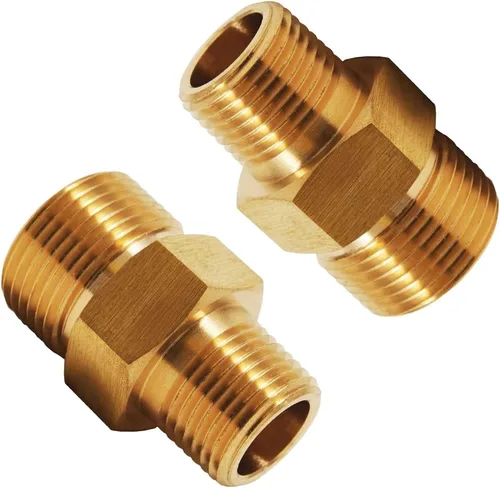 Vista 10 de Adaptador de lavadora a presión de latón 2PCS M22 hembra con conector rápido