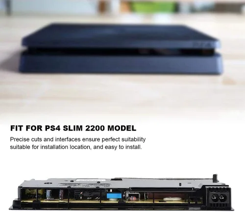 Vista 3 de Fuente de alimentación para Sony PS4, -160FR Fuente de alimentación portátil Reemplazo para PS4 Slim 2200 Modelo, -160FR Unidad de fuente