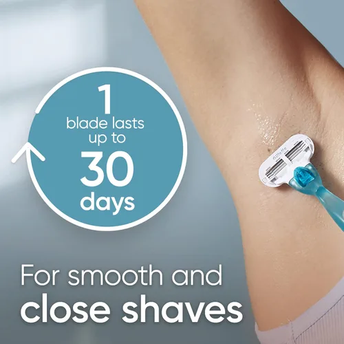 Vista 3 de Gillette Venus Original Recambios de cuchilla de afeitar para mujer, 8unidades