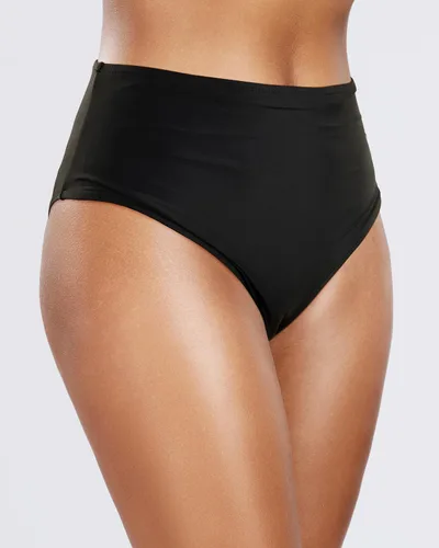 Vista 5 de Tempt Me Parte inferior de bikini de cintura alta para mujer, con control de abdomen, parte inferior de traje de baño