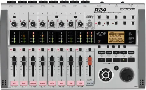 Vista 2 de Multitrack SD grabadora Zoom R16, controladora e interfaz, Blanco