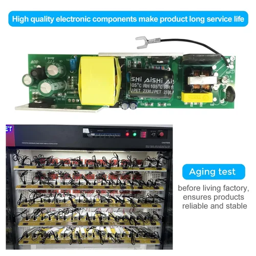 Vista 3 de Fuente de alimentación LED de 24 V, controlador LED de 3.3A 80 W impermeable IP67, convertidor de fuente de alimentación de 90-265 V CA a 24 V CC