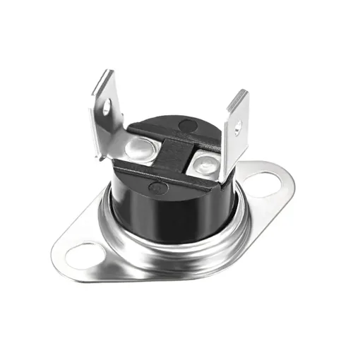 Vista 7 de 5Pcs Thermostat Temperature Control Switches 120/125 Celsius Degree 10A Normally Closed N.C 6.3mm Pin Right Switch KSD301(120 Celsius Degree)