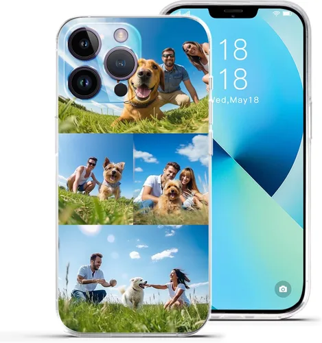 Vista 8 de Funda personalizada para teléfono, compatible con iPhone 16 15 14 13 12 11 Pro Max Mini Plus Xr X, diseña tu propia funda personalizada para 1 Foto