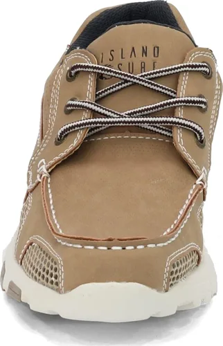 Vista 2 de Island Surf Men's Company, Atlantic Boat Shoe TAN 13 M, Beige Bronceado