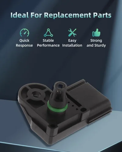 Vista 2 de SCITOO Sensor de presión absoluta del colector AS199, 4 piezas, apto para 2006-2012 para Ford Escape 2003-2008 para Ford Focus