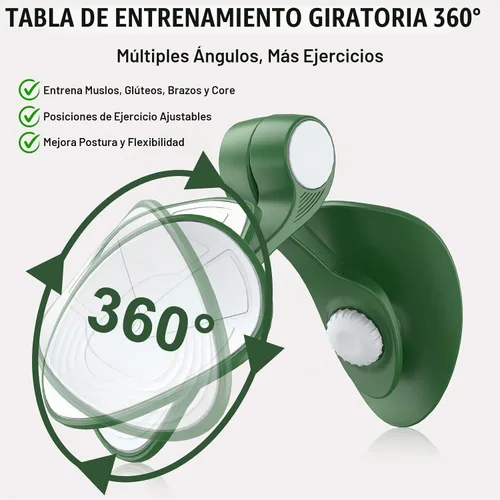Vista 3 de Pelvic Floor Exercise Devices 35lb Resistance Kegel Thigh Trainer with Band 35 lb Verde Oscuro