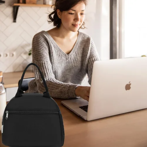 Vista 7 de GYEUKHAM - Bolsa de almuerzo para mujeres, fiambrera para hombres adultos y niños niñas, pequeña y linda, con gran capacidad, bolsa de almuerzo