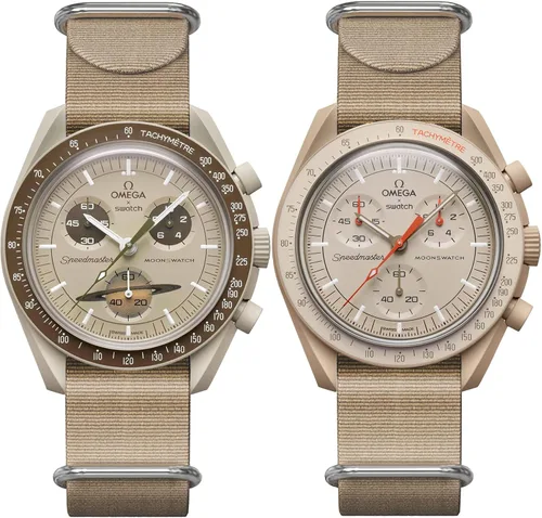 Vista 3 de Correa de reloj para Omega X Swatch Moonswatch Correa de reloj Speedmaster 20MM de liberación rápida de goma de repuesto