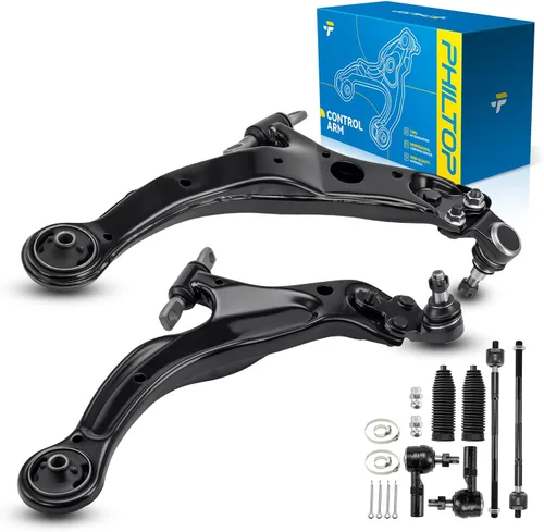 Vista 198 de PHILTOP 6 piezas de brazo de control delantero inferior con barra estabilizadora de rótula para Nissan Rogue 2014-2020 Rogue Sport 2017-2022 Qashqai