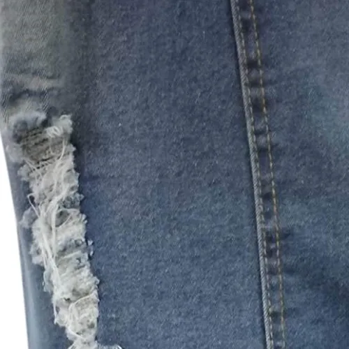 Vista 6 de Falda midi de mezclilla para mujer, sexy, desgastada, elástica, entallada, con abertura alta, entallada, entallada, entallada, con cintura alta